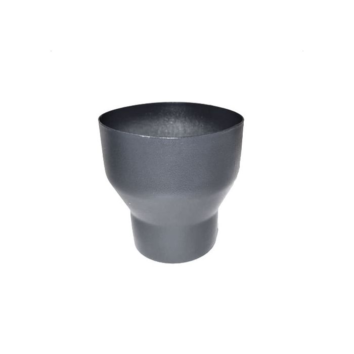 Anthracite Grey Coated Galvanised Steel Downpipe Reducer <80-55mm