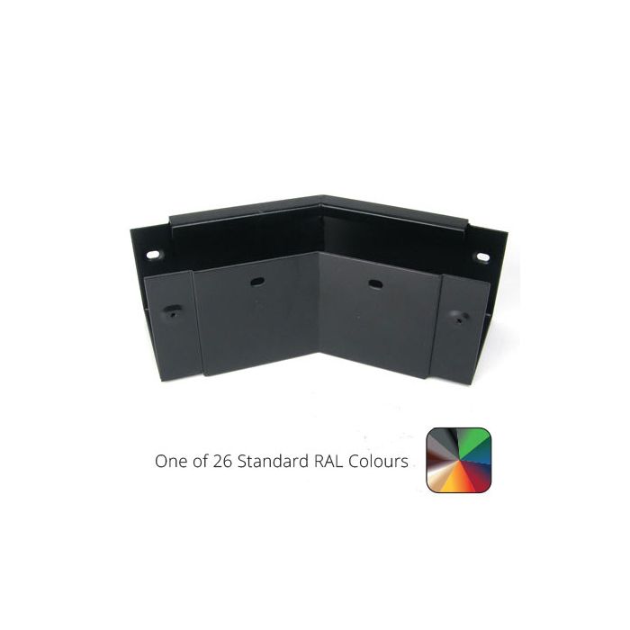 125x100mm Aluminium GX Joggle Box 135 Degree Internal Gutter Angle - One of 26 Standard Matt RAL colours TBC
