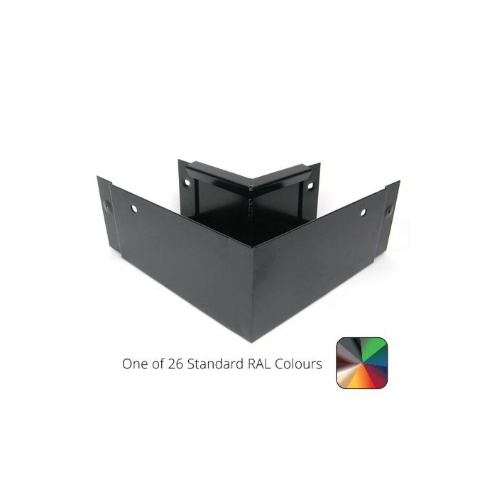 125x100mm Aluminium GX Joggle Box 90 Degree External Gutter Angle - One of 26 Standard Matt RAL colours TBC