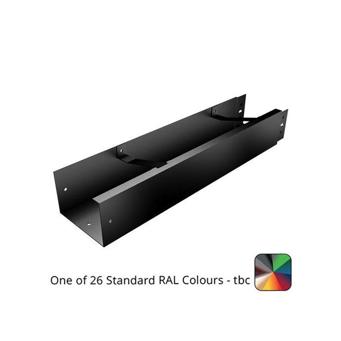150x100mm Aluminium Joggle Box 3m Gutter Length - One of 26 Standard Matt RAL colours TBC 