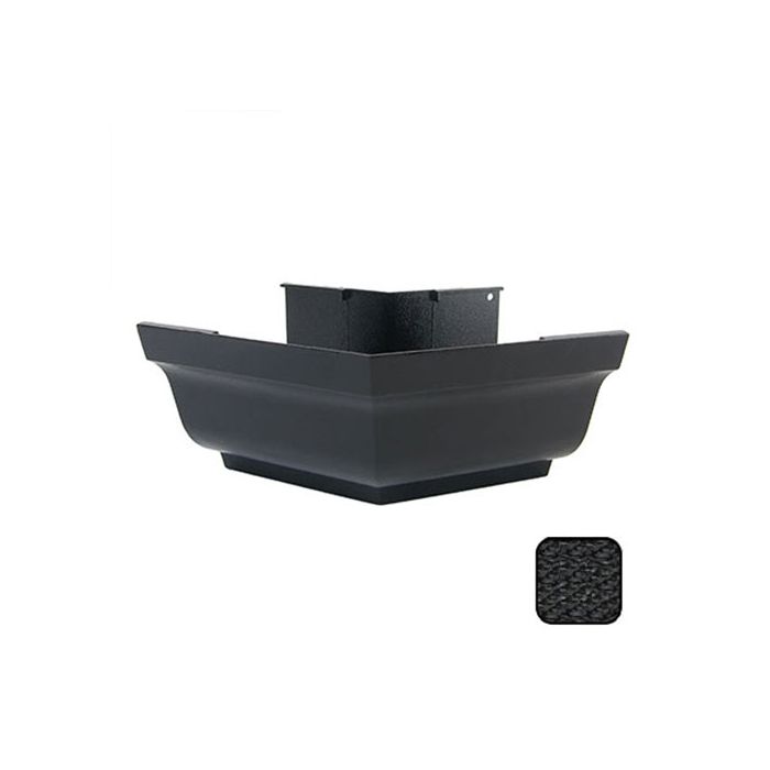 125x100mm SnapIT Aluminium Moulded 135 Degree External Gutter Angle - Textured Black