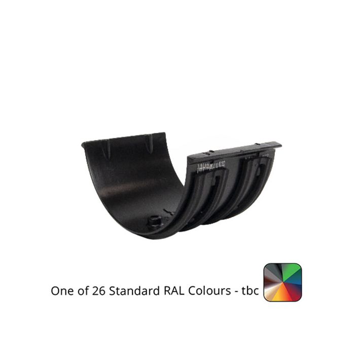 115mm (4.5") SnapIT Aluminium Half Round Gutter Union - One of 26 Standard RAL Colours TBC