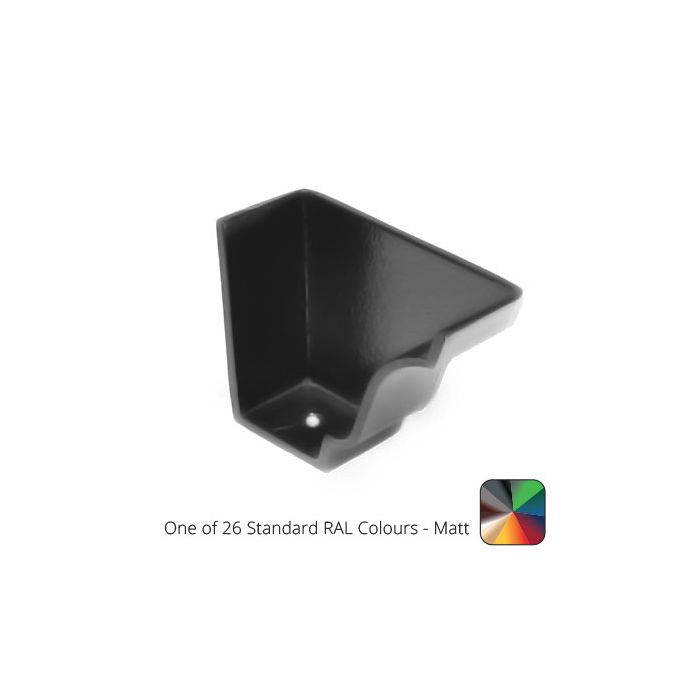 150x100mm (6"x4") Moulded Ogee Cast Aluminium Right Hand External Stop End - One of 26 Standard Matt RAL colours TBC 
