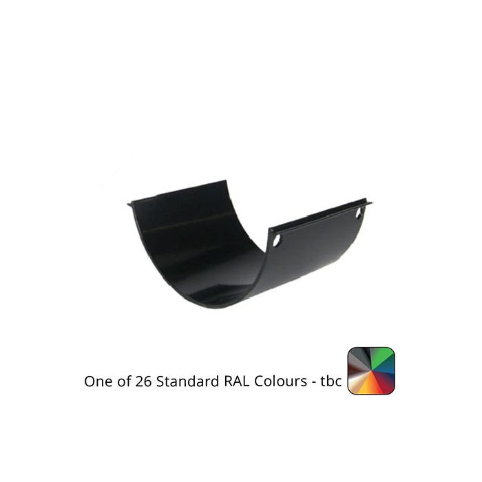 125mm (5") SnapFix Aluminium Half Round Gutter Union - One of 26 Standard Matt RAL colours TBC 