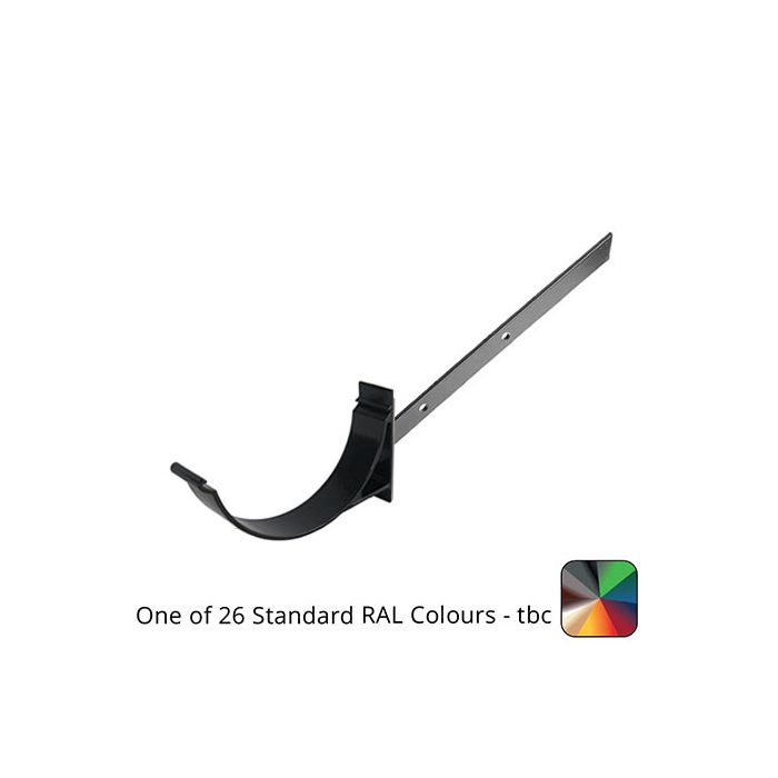 115mm (4.5") SnapFix Aluminium Half Round Side Fix Rafter Bracket - One of 26 Standard Matt RAL colours TBC 