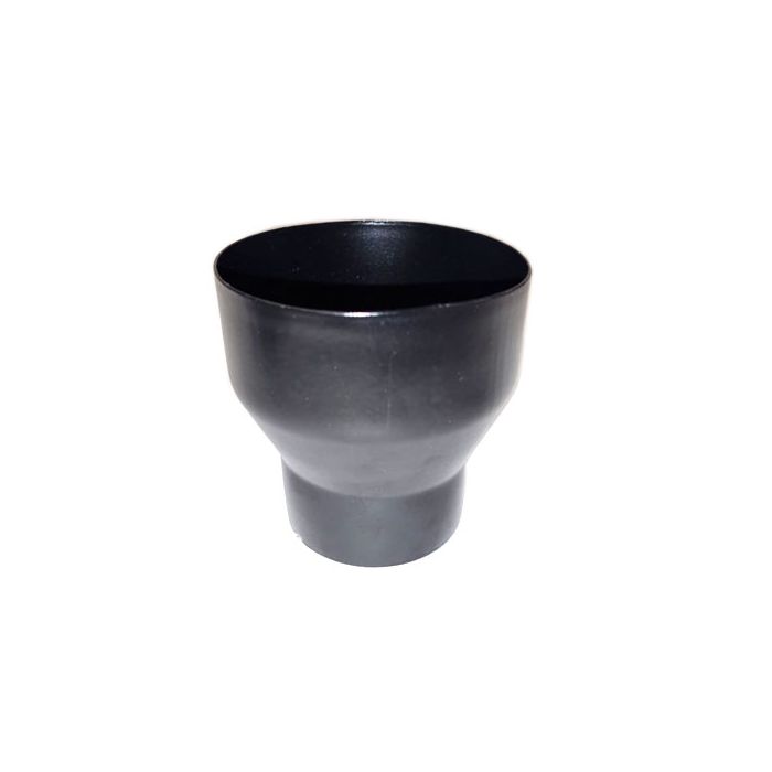 Black Coated Galvanised Steel Downpipe Reducer <80-55mm