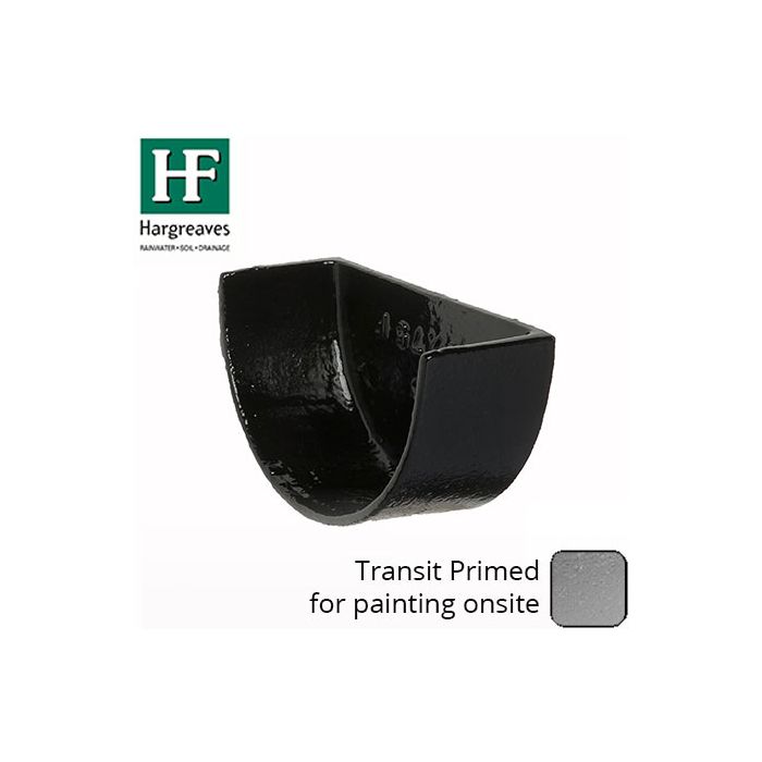 100x75mm Primed Cast Iron External Deep HR Stopend - Primed