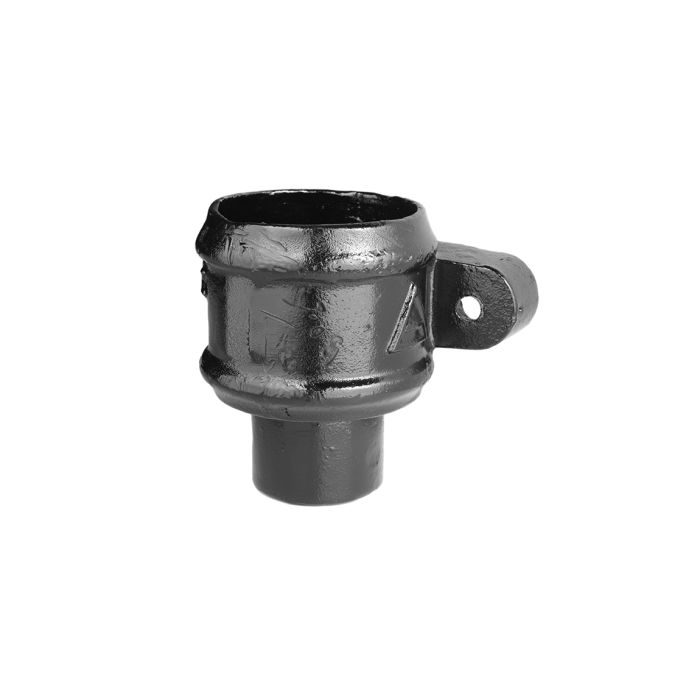 65mm (2.5") Cast Iron Loose Socket with Ears - Black