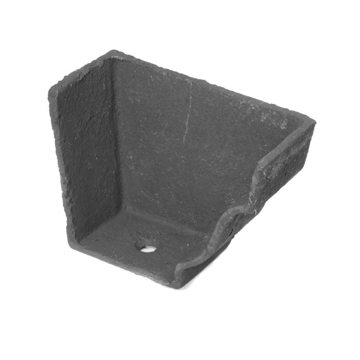 100x75 (4"x 3") Moulded Cast Iron Right Hand Internal Stopend - Primed
