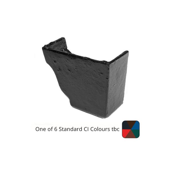 125x100 (5"x 4") Moulded Cast Iron Right Hand Internal Stopend - One of 6 CI Standard RAL Colours TBC