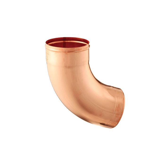 80mm Copper Downpipe 70 degree Bend