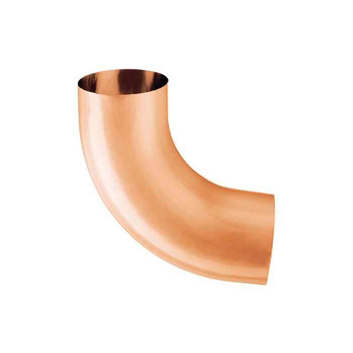 80mm Copper Downpipe 90 degree Bend