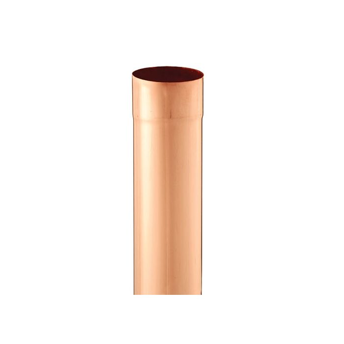 100mm Copper Downpipe 1m Length