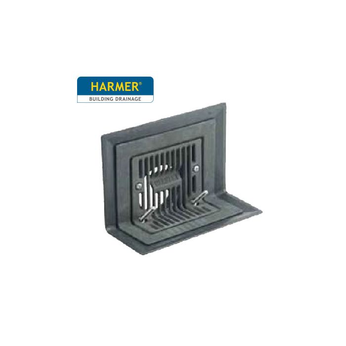 Harmer CTW4/FC  Cast Iron Two Way Outlet - 4" BSP -Flat Grate