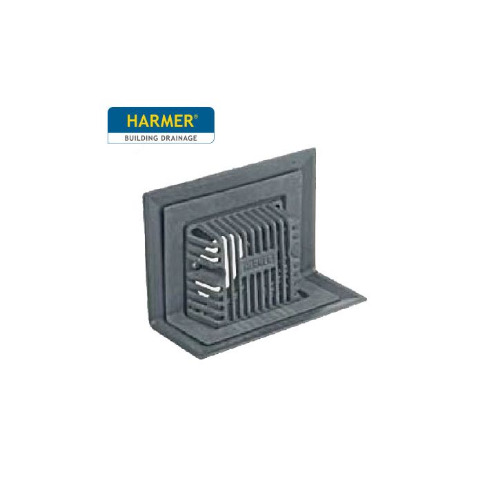 Harmer CTW3/RC  Cast Iron Two Way Outlet - 3" BSP -Rectangular Grate