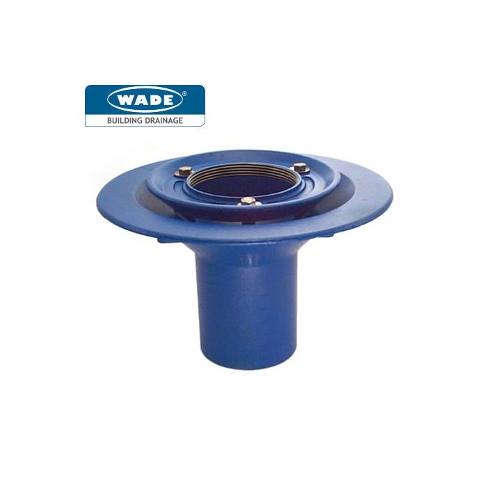 Vari-Level Non-Trapped Vertical Outlet Cast Iron Wade Drain Body - for use with Bituminous Membrane - 100mm BS 416