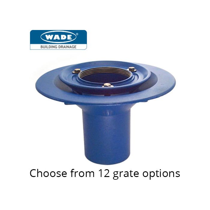 D1109 Vari-Level Non-Trapped Vertical Outlet Cast Iron Wade Drain Bundle