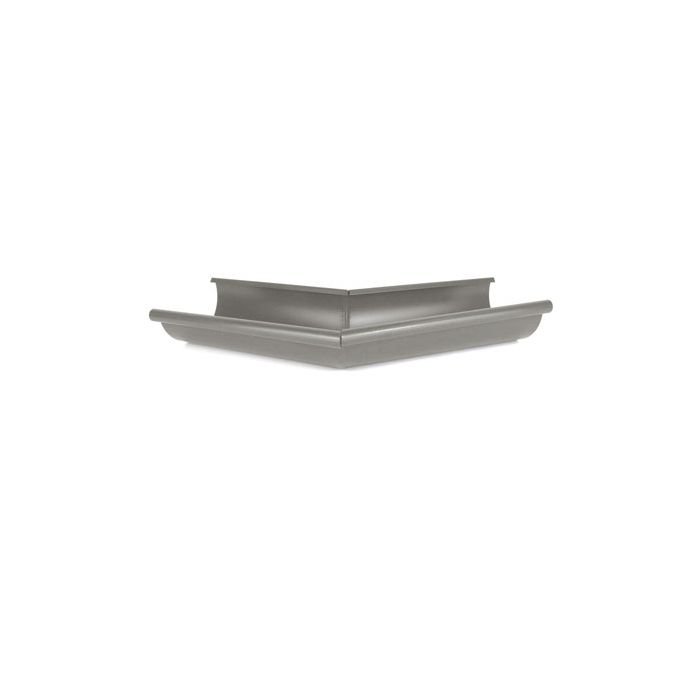115mm Half Round Dusty Grey Galvanised Steel 135degree External Gutter Angle