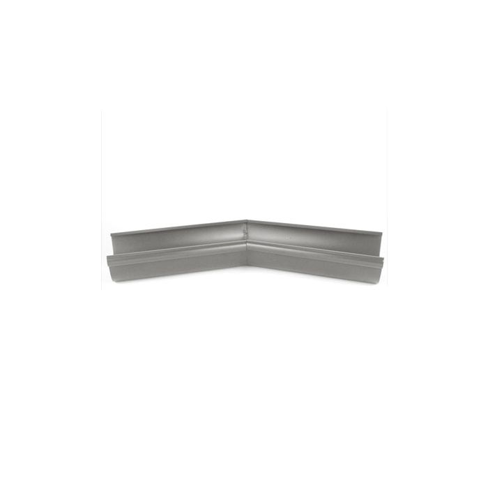 115mm Half Round Dusty Grey Galvanised Steel 135degree Internal Gutter Angle