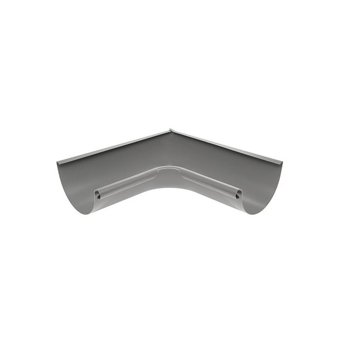 115mm Half Round Dusty Grey Galvanised Steel 90degree Internal Gutter Angle