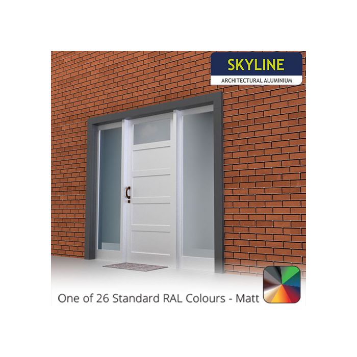 100mm Face Slimline Door Surround Kit - Max 2200mm x 2100mm - One of 26 Standard RAL Colours TBC