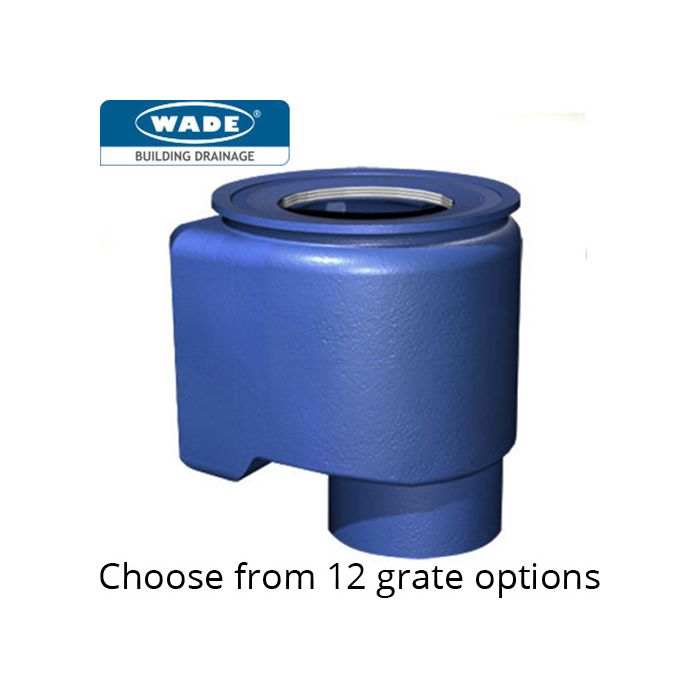 G1014 Vari-Level 'S' Trapped 50mm Seal Cast Iron Wade Drain Bundle