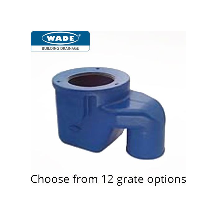 G604 Vari-Level 'S' Trapped 50mm Seal Cast Iron Wade Drain Bundle
