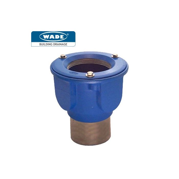Var-Level Bottle Trapped 50mm Seal Cast Iron Wade Drain Body - 100mm BS 416