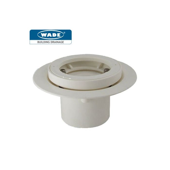 Vari-Level 'S' Trapped 50mm Seal  Cast Iron Wade Drain Body - 110/50mm Plastic