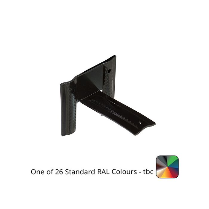 125x100mm Aluminium GX Smooth Box Fascia Bracket/Strap - One of 26 Standard Matt RAL colours TBC