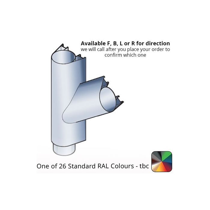 86x106mm Guardian Aluminium Branch - 112 Degree - One of 26 Standard Matt RAL colours TBC