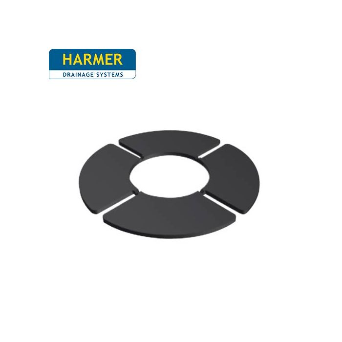 110mm dia x 1mm Rubber Shim for Harmer Modulock Non-Combustible Pedestals