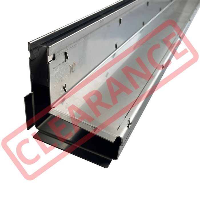 MD38000 - Terrace Slot Channel 1mtr Wide 18mm slot width in Stainless Steel 