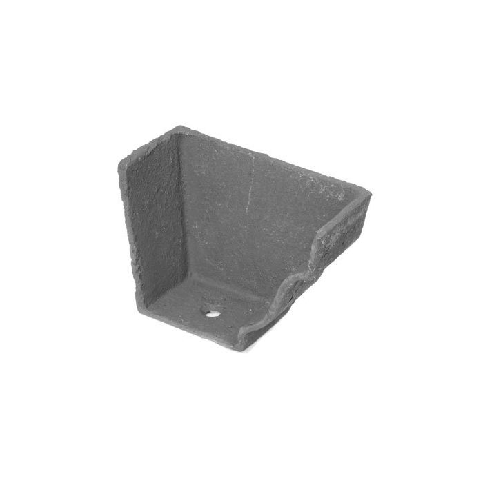 100x75 (4"x 3") Moulded Cast Iron Right Hand External Stopend - Primed