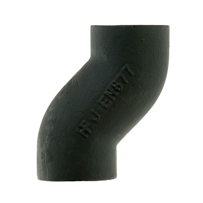 100mm Hargreaves Mech416 Cast Iron Soil Offset - 75mm Projection