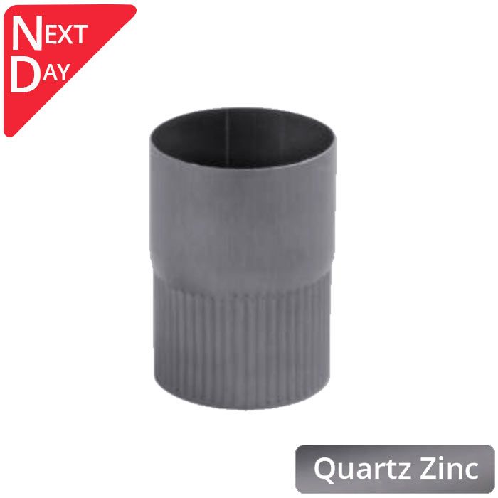 100mm Quartz Zinc Downpipe Loose Connector