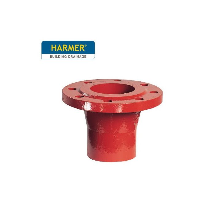 100mm Harmer SML Cast Iron Soil & Waste Above Ground Pipe - Flanged Connectors