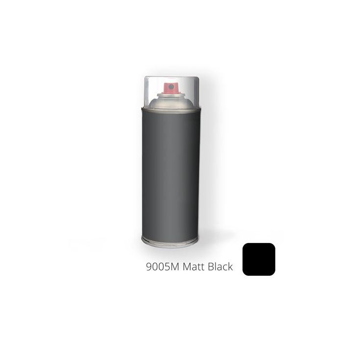 400ml Can - 9005M Matt Black Touch Up Spray Paint