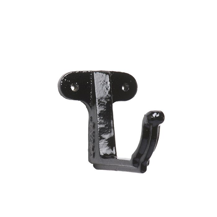 100 x 75mm (4"x3") Hargreaves Foundry Cast Iron G46 Moulded Gutter Fascia Bracket - Pre-Painted Black