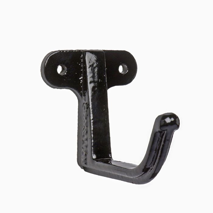 115mm (4 1/2") Hargreaves Foundry Notts Ogee Cast Iron Gutter Fascia Bracket - Pre-Painted Black