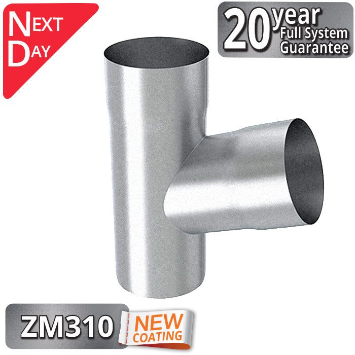 80mm Infinity ZM Downpipe 70degree Branch from Rainclear Systems with a 20year full system guarantee and next day delivery