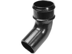100mm (4") Cast Iron 112 degree Bend without Ears - Black