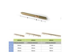 100mm M10 Screw For Copper Downpipe Brkt