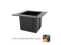 125x100mm Aluminium Box Patch Outlet with 75x75mm Spigot - One of 26 Standard Matt RAL colours TBC