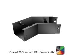 125x100mm Aluminium Joggle Box 135 Degree Internal Gutter Angle - One of 26 Standard Matt RAL colours TBC