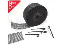 140mm Gutter Grid Mesh 50mtr Roll - Next day delivery