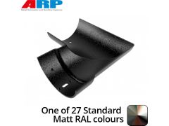 150mm (6")Half Round Cast Aluminium Gutter 90 External Angle - One of 26 Standard Matt RAL colours TBC 