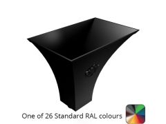 505mm Venus Hopper Head with Square 76mm Outlet - One of 26 Standard Matt RAL colours TBC