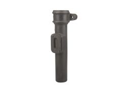 65mm (2.5") Cast Iron Access Pipe 400mm long with Ears - Primed