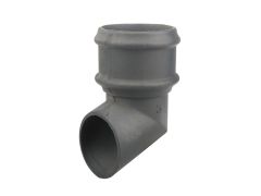 65mm (2.5") Cast Iron Downpipe Shoe without Ears - Primed